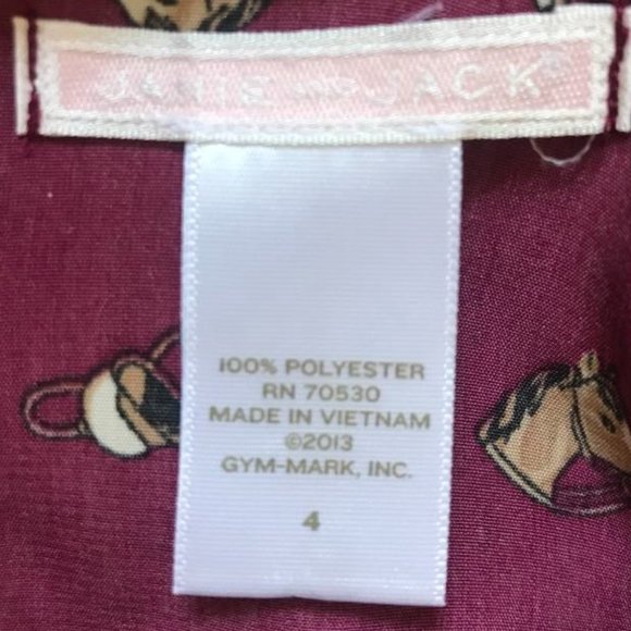 Adorable horse blouse from Janie & Jack - sz 4 - Picture 5 of 7